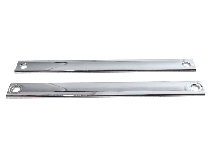 Chrome Triple Tree Cover Trim Strip Set