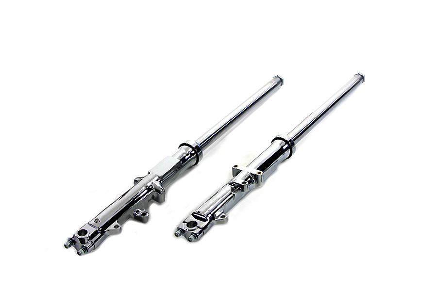 35mm Fork Tube Assembly with Chrome Sliders Dual Disc
