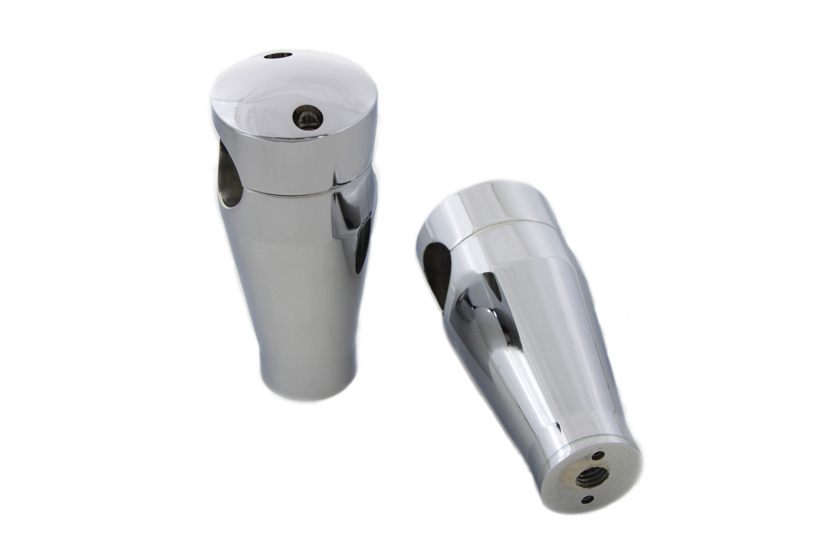 Chrome Wide Glide 4" Riser Set