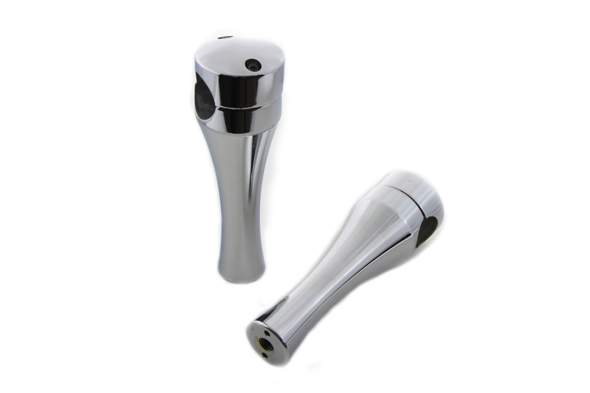 6" Chrome Spy Glass Riser Set