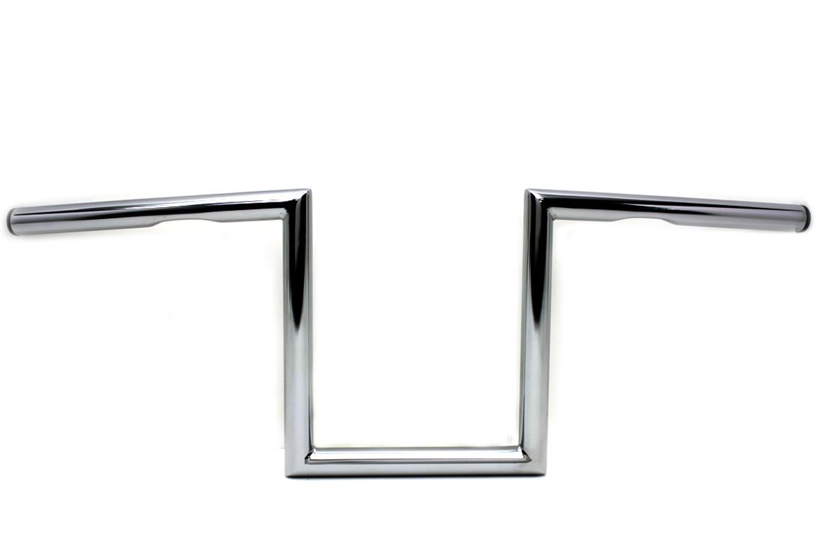 10" Z Handlebar with Indents Chrome