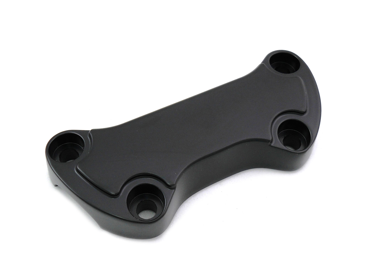 Black Smooth Handlebar Clamp Cover