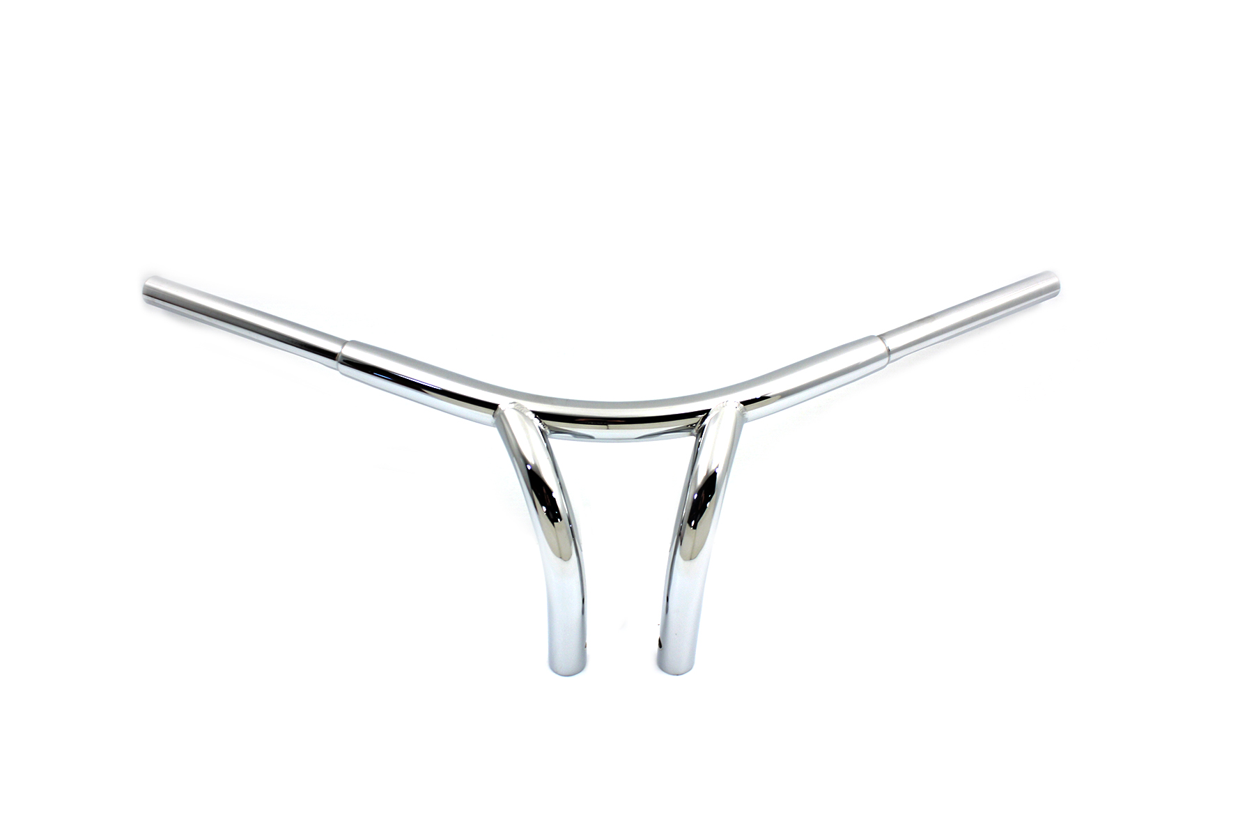 8-1/2" Curved Riser Bar Handlebar with Indents