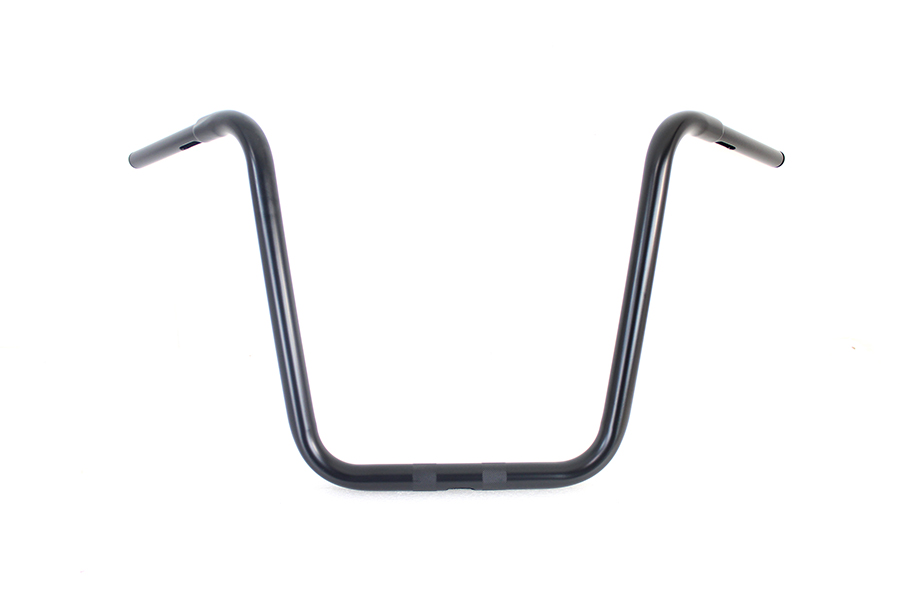 18 inch Rhino Ape Hanger Handlebar with Indents Black fits Harley Davidson - Picture 1 of 4