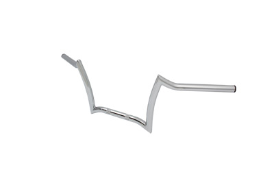 9" Double Drop Z Handlebar Chrome