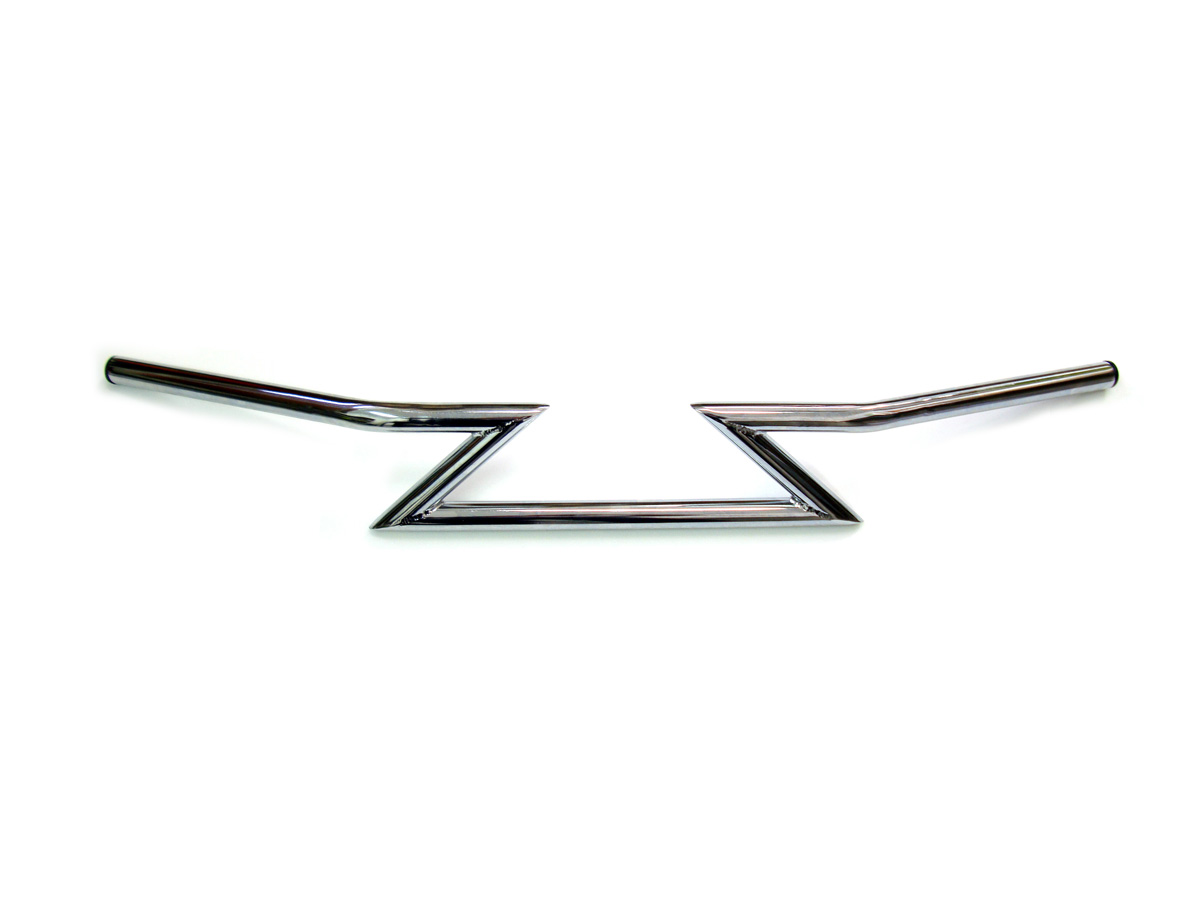 Chrome 4" Z Handlebars without Indents