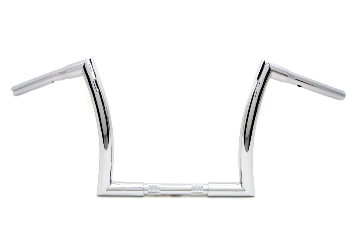 12" Z Handlebar with Indents Chrome