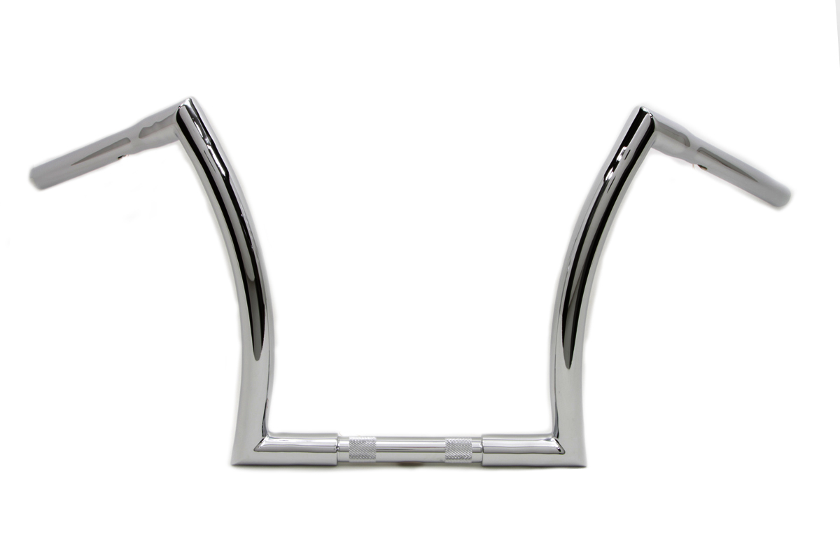 14" Z Handlebar with Indents Chrome