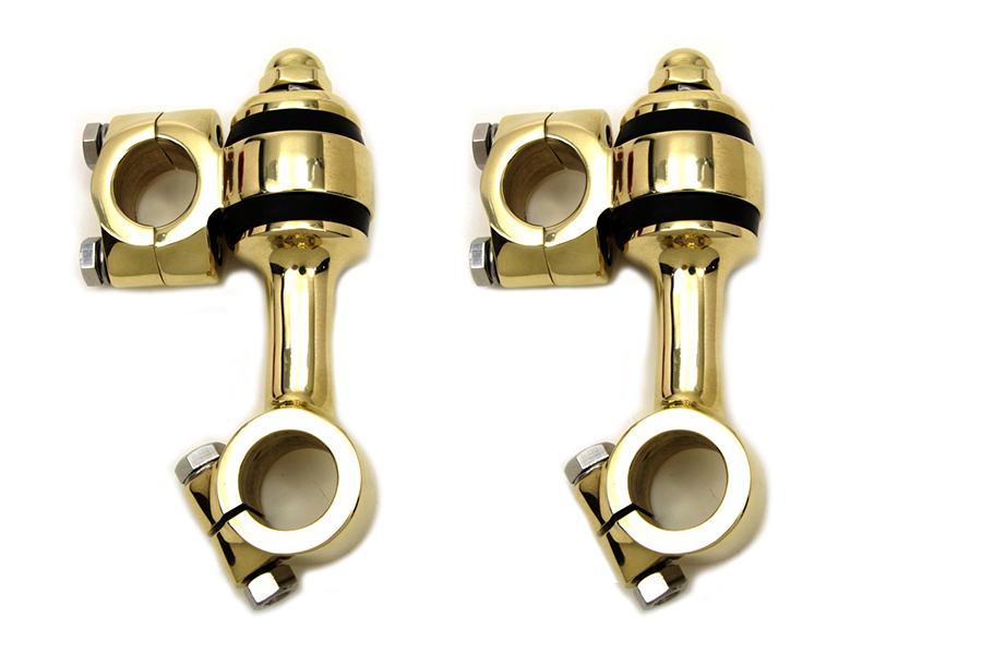 Polished Brass Flanders Riser Set