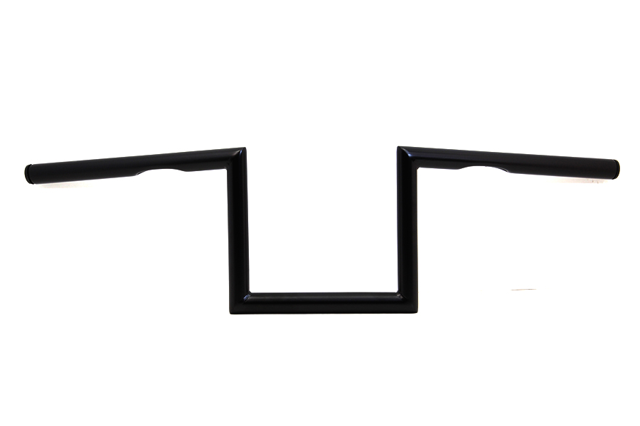 8" Z Handlebar with Indents Black