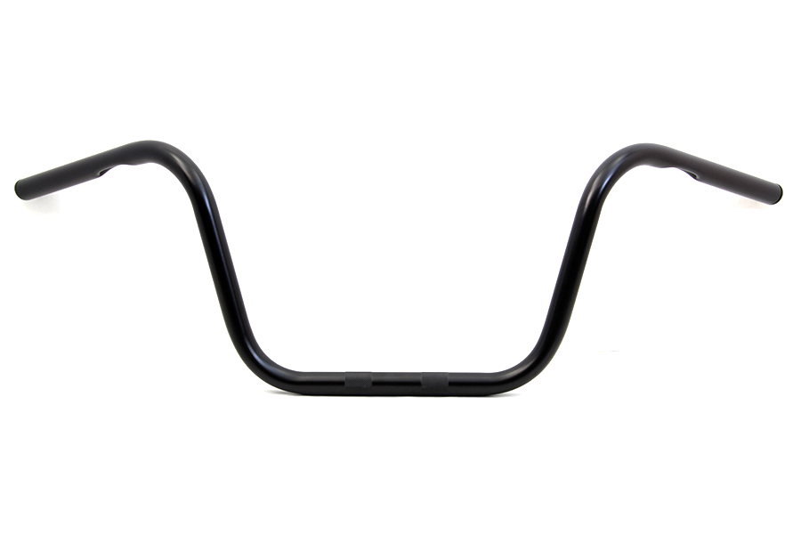 10" Black Ape Hanger Handlebar with Indents