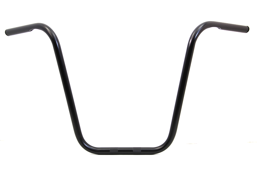 18" Ape Hanger Handlebar with Indents Black