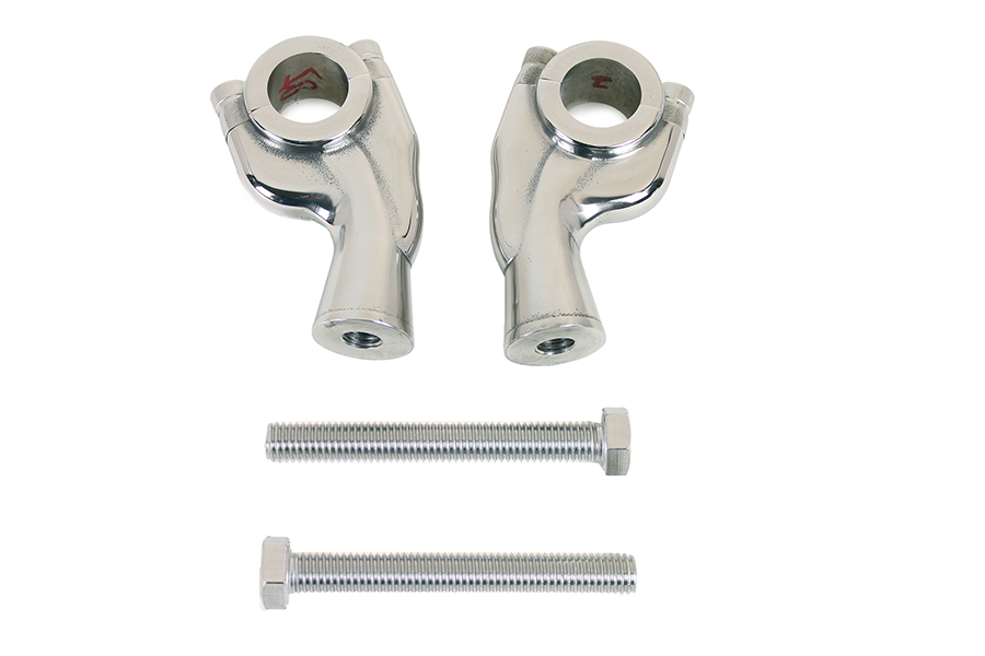 1" Smooth Pullback Riser Set Stainless Steel