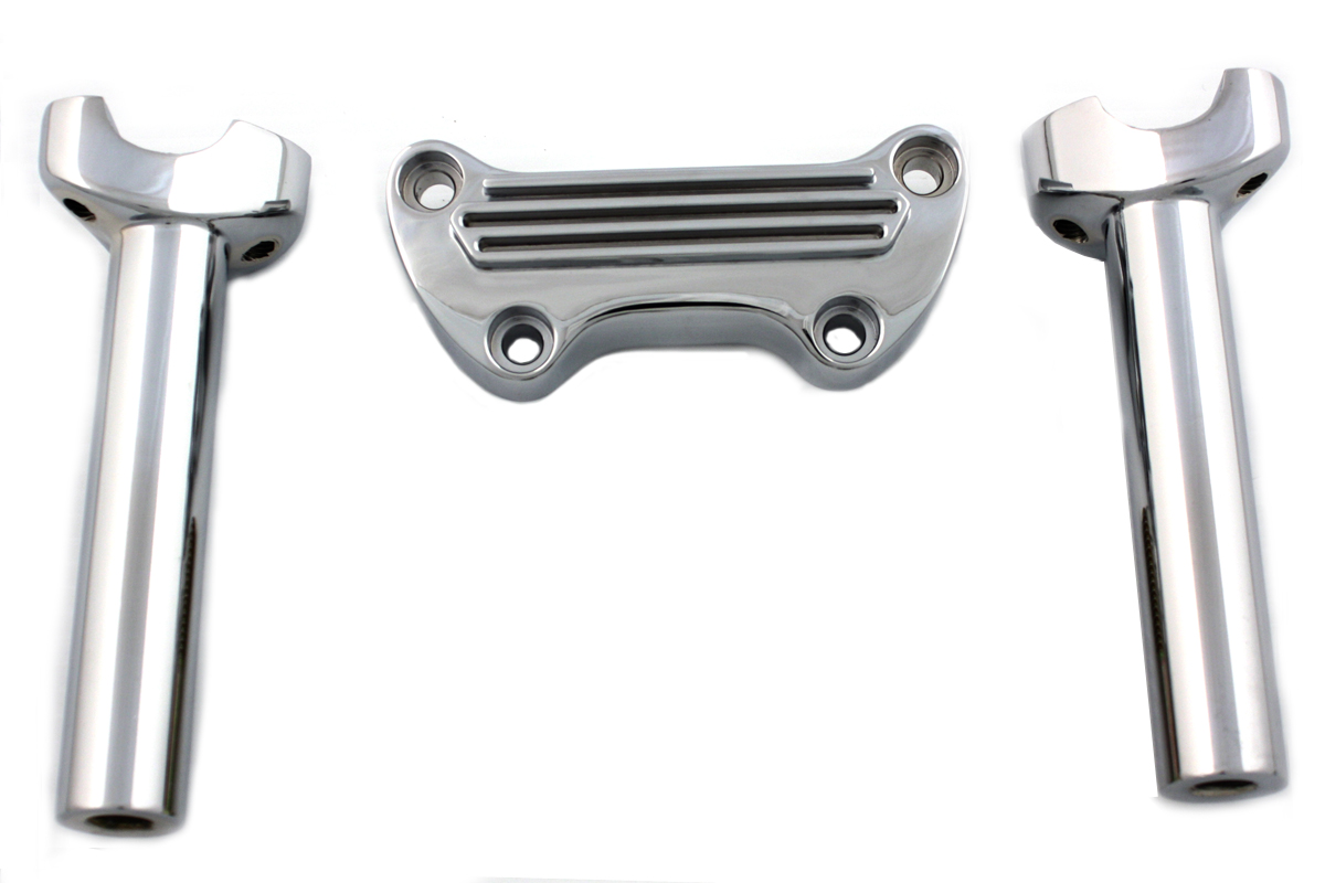 6" Straight Riser Kit Chrome