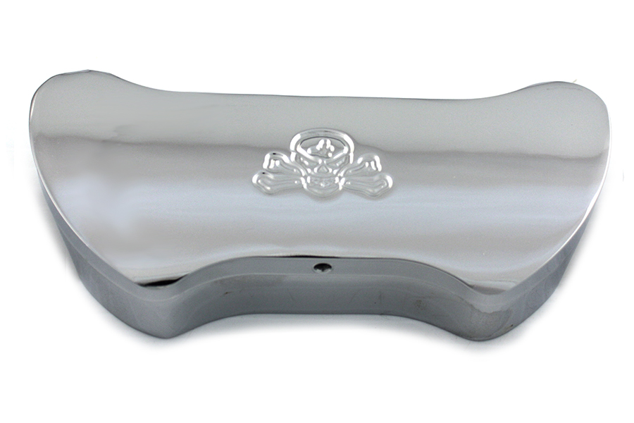 Skull Top Riser Clamp Chrome