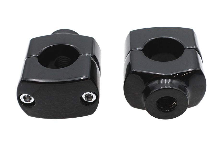 1-1/2 inch Short Riser Set Black fits Harley Davidson | eBay