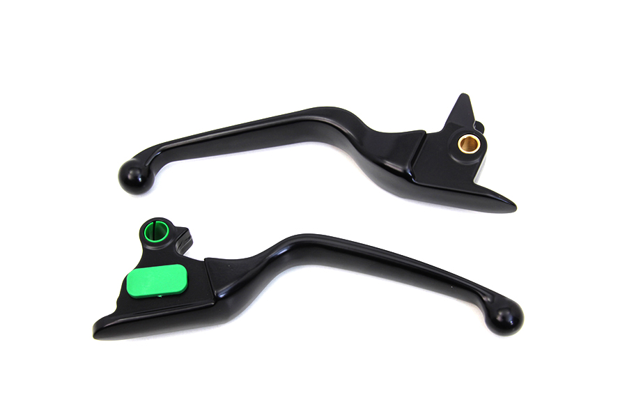 Matte Black Smooth Wide Hand Lever Set