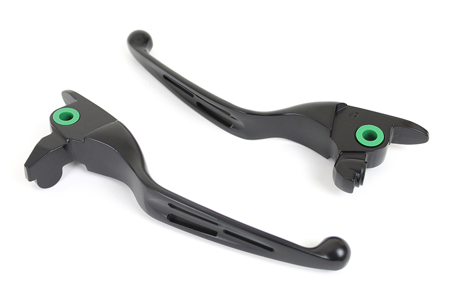 M8 Matte Black 3-Slot Hand Lever Set