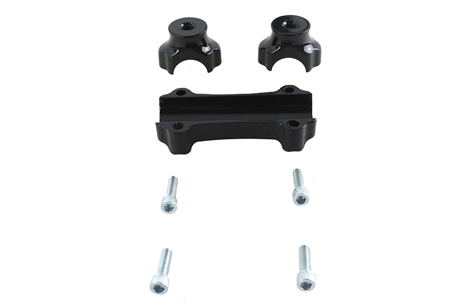 Fat 1" Riser Set Black