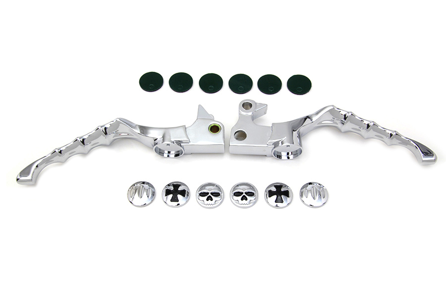Chrome Skeleton Hand Lever Set