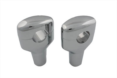 Chrome 3-1/2" Short Riser Set