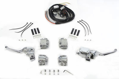 Chrome Handlebar Control Kit with Switches