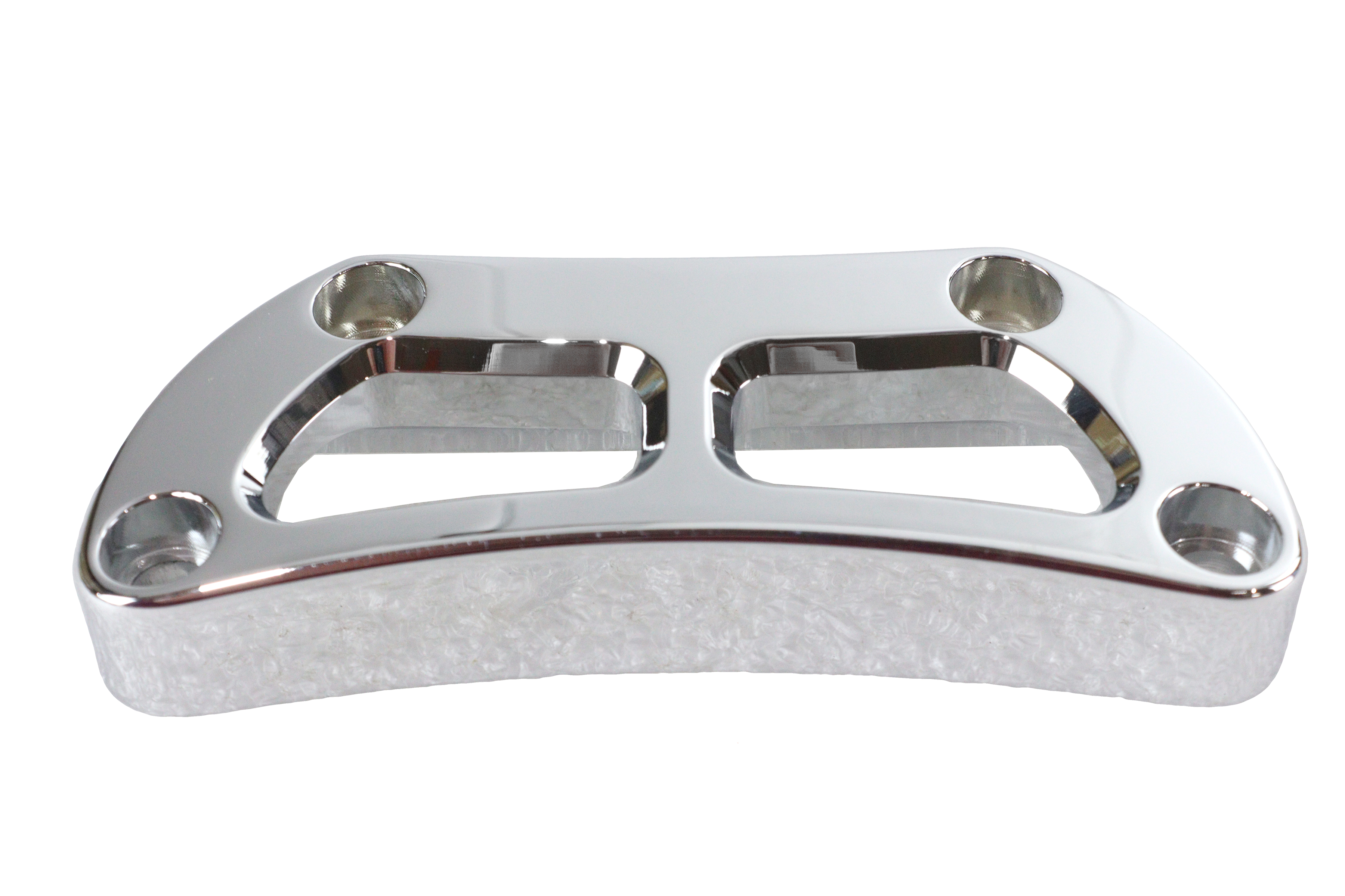 Cutout Design Riser Top Clamp Chrome