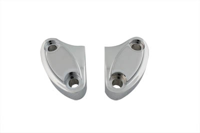 Top Riser Clamp Set Chrome