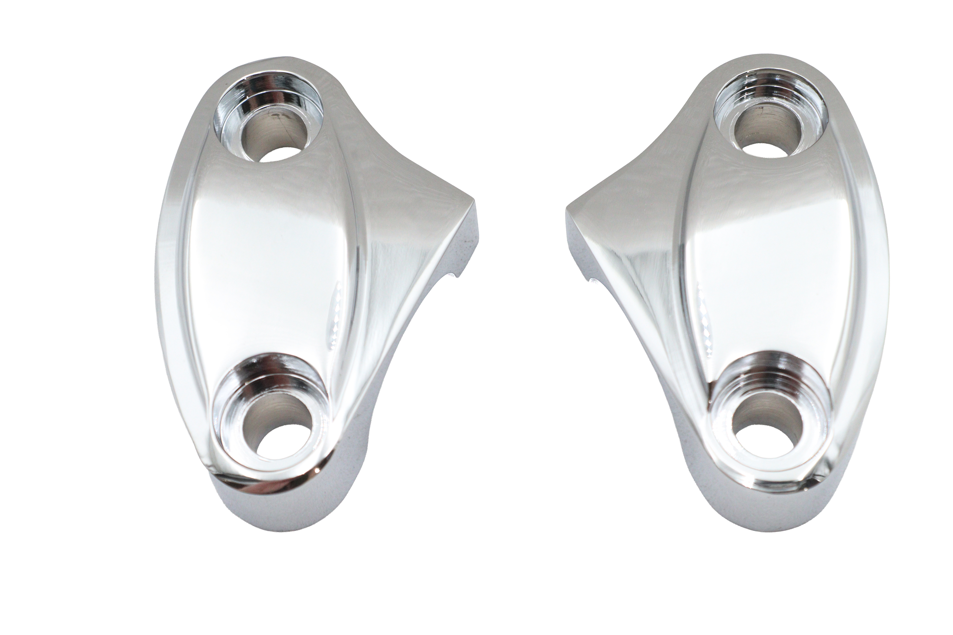 Top Riser Clamp Set Chrome