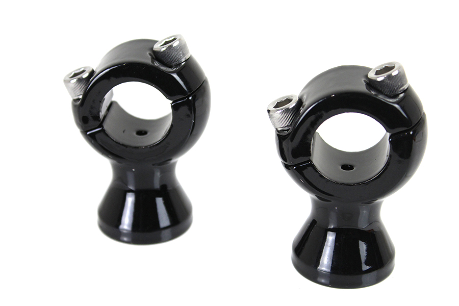 1-3/4" Gloss Black Speed Freak Handlebar Riser Set