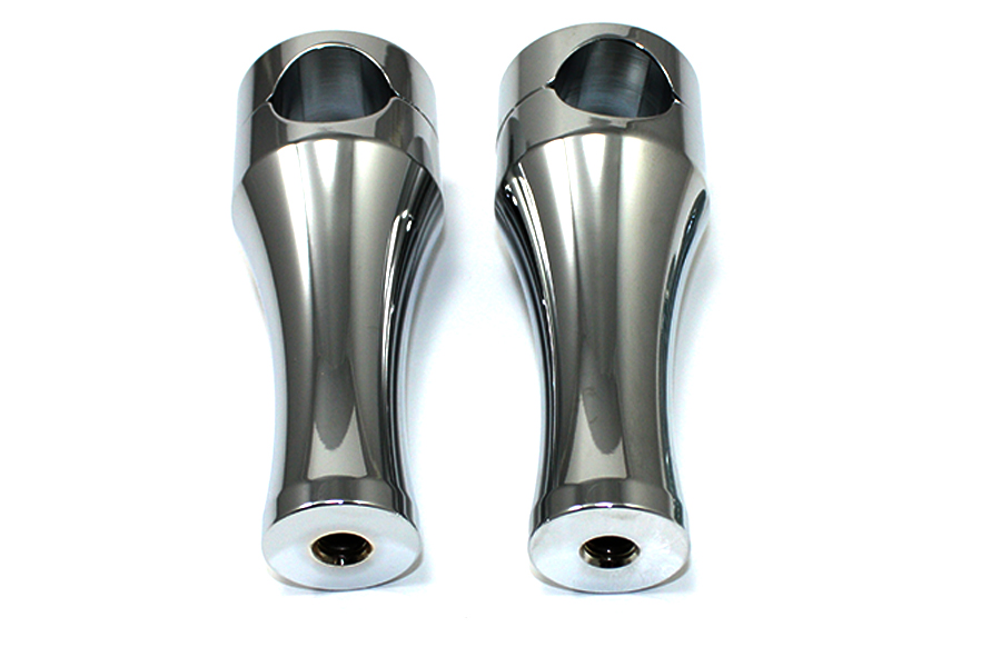 5" Solid Billet Chrome Riser Set