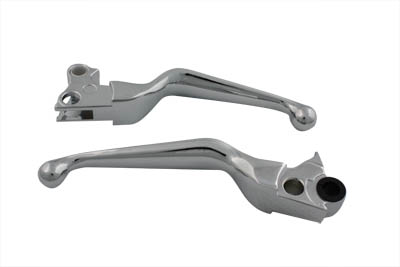 Chrome V-Cut Hand Lever Set