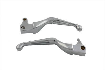 Chrome Slotted Hand Lever Set