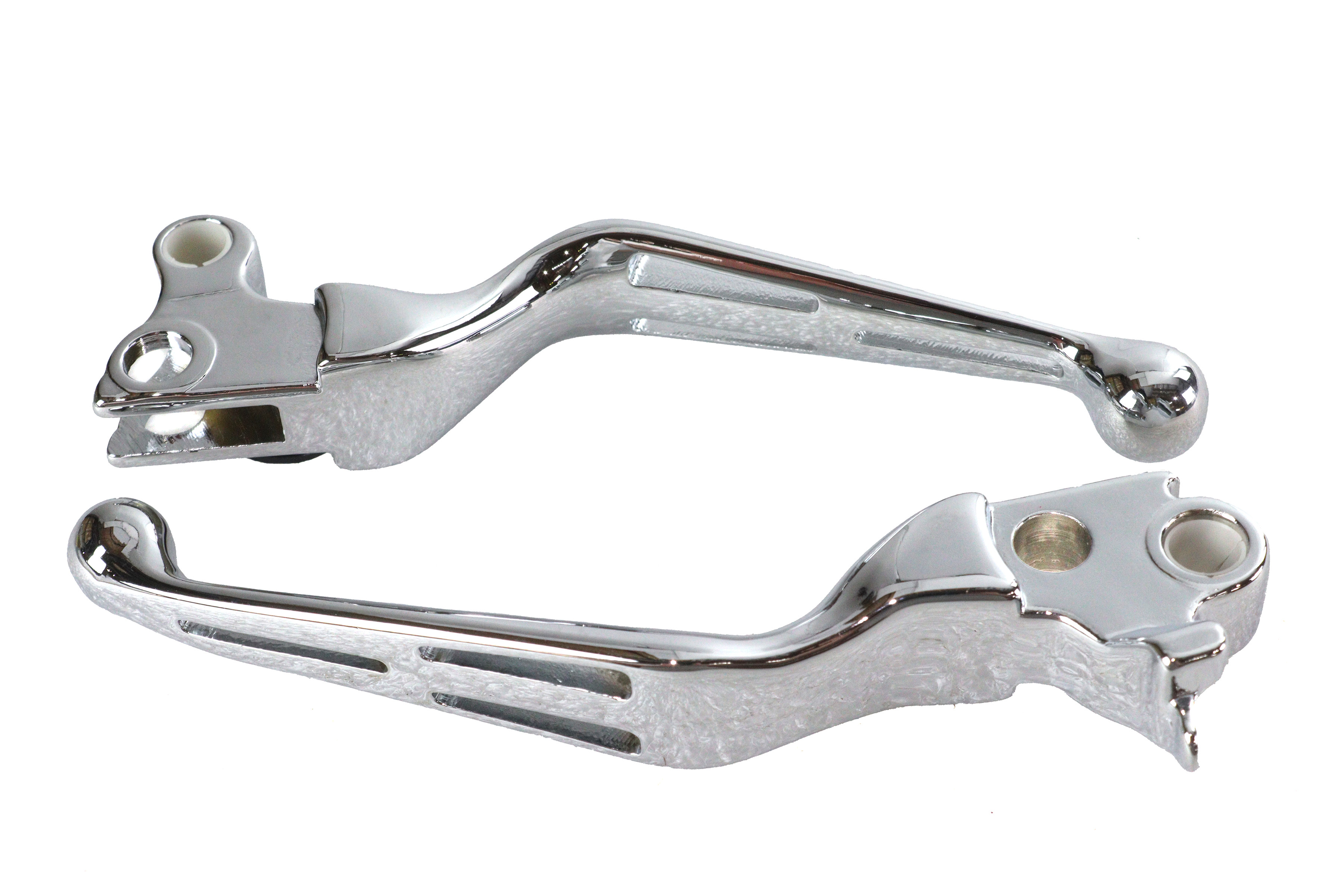 Chrome Slotted Hand Lever Set