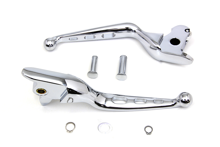 Chrome Drilled Hand Lever Set