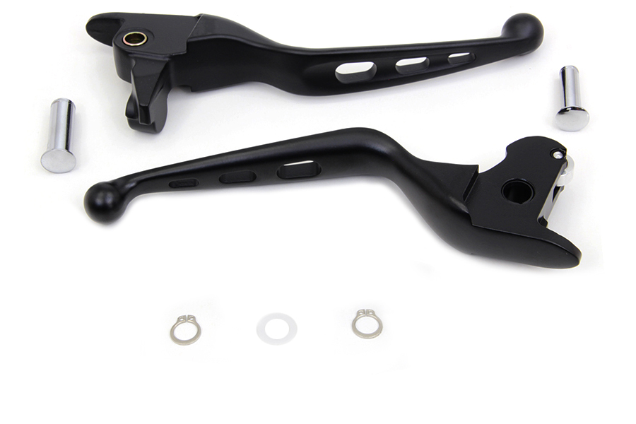 Black Drilled Hand Lever Set
