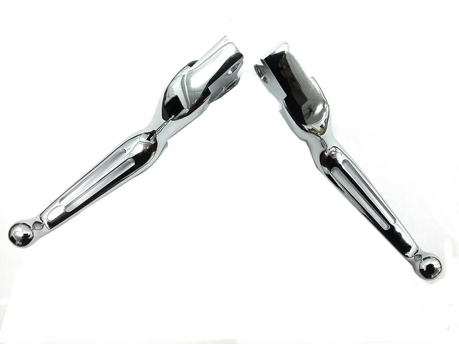 Chrome Slotted Hand Lever Set