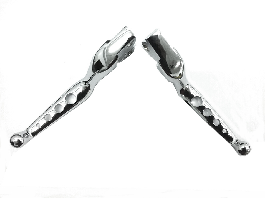 Chrome Drilled Hand Lever Set