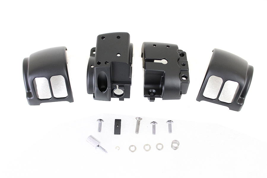 Handlebar Control Switch Housing Kit Black