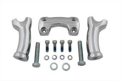 Chrome 4-3/4" Riser Set