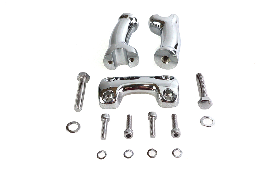 Chrome 4-3/4" Riser Set