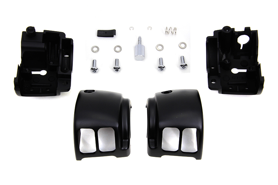Handlebar Control Switch Housing Kit Black