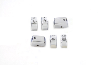 Handlebar Switch Cap Set Chrome