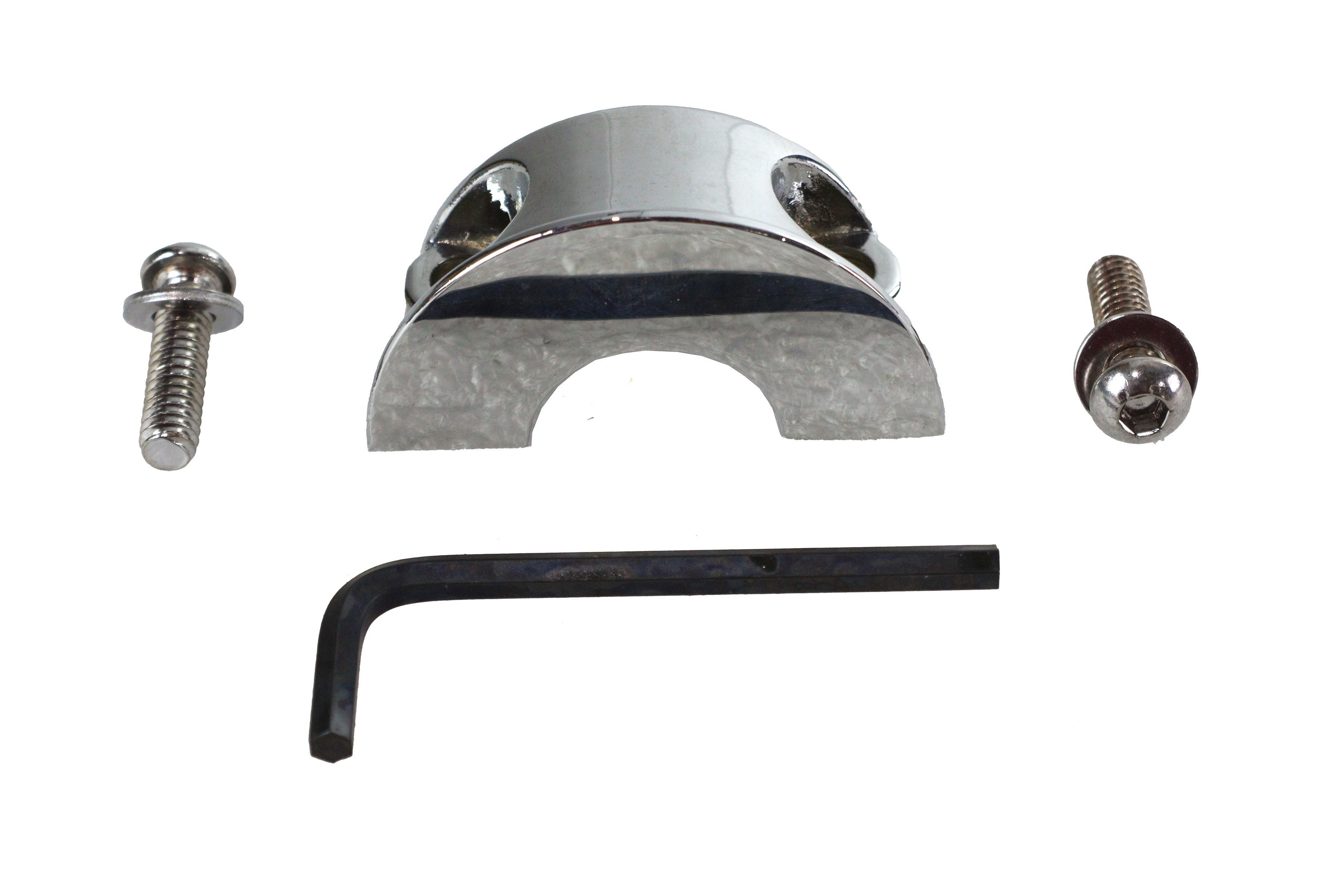 Handlebar Master Cylinder Clamp Chrome