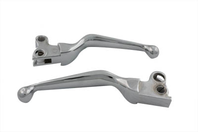Chrome Contour Hand Lever Set