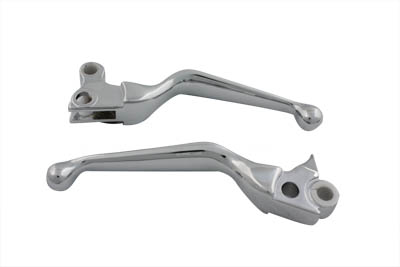 Chrome Smooth Contour Hand Lever Set