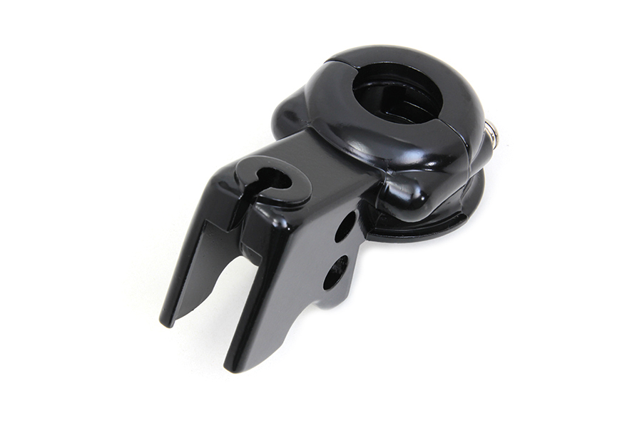 Clutch Hand Lever Bracket with Clamp Black