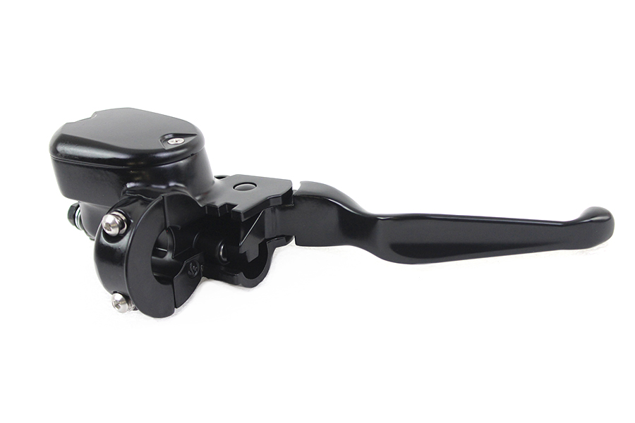 Front Brake Master Cylinder Assembly Black fits Harley Davidson - Picture 3 of 4