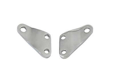 Chrome Footpeg Mount Bracket Set