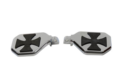 Chrome Mini Peg-Board Set with Maltese Design